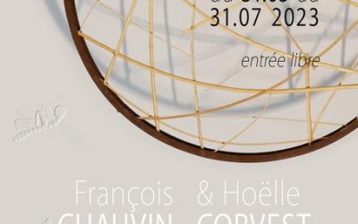 Du 31 mai au 31 juillet 2023, deux adhérents de l’AFONT exposent à la galerie Hémisphère de Saumur